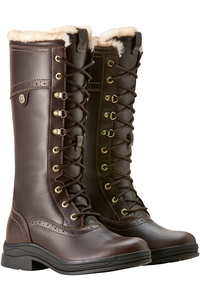 Ariat Womens Wythburn II Sherpa Waterproof Tall Country Boots 10053840 - Dark Mocha